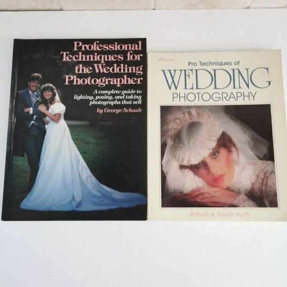 Vintage 1980s Wedding Photography Book Set of 2, Ceremony Engagement Photos - Picture 2 of 10